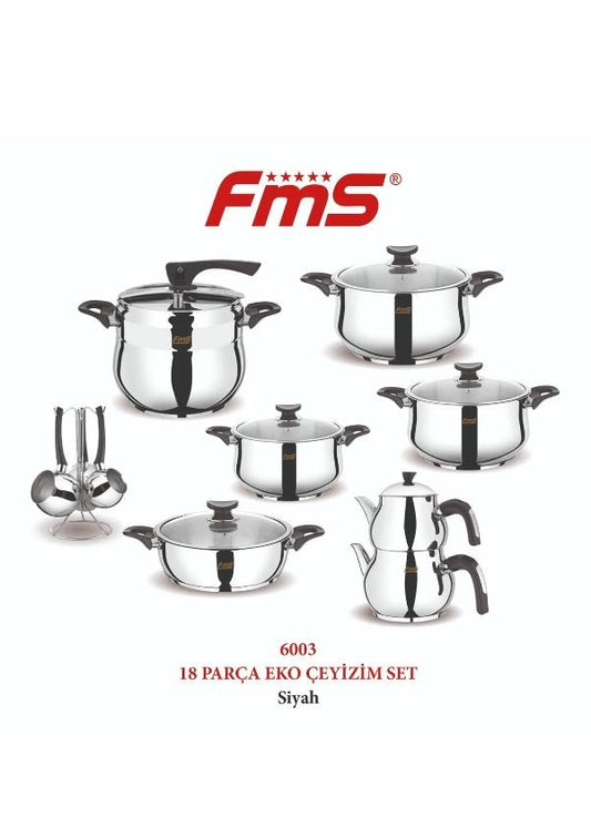 FMS ECO 18 PIECE ECO MY DOWER SET BLACK