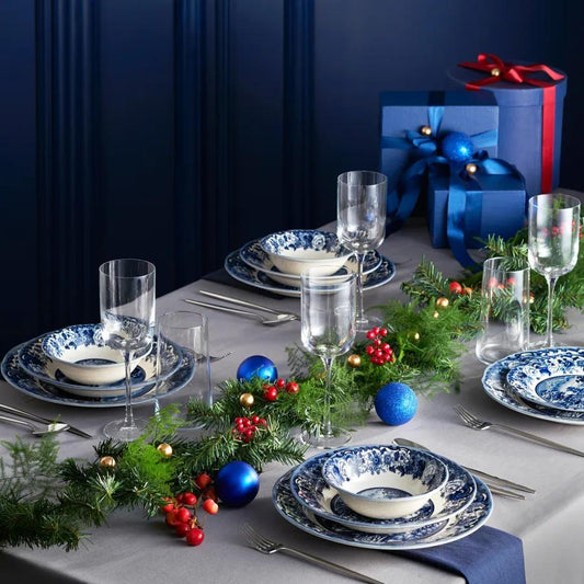 KARACA NEW BLUE ODYSSEY 6-PERSON DINNER SET