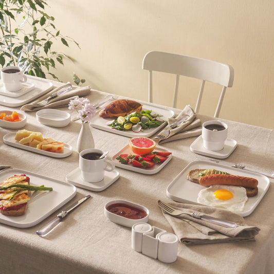 KARACA CUBIQUE 35-PIECE BREAKFAST SET (SQUARE)