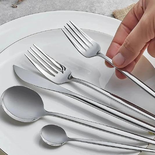 KARACA ORION PLATIN 30-Piece Cutlery Set