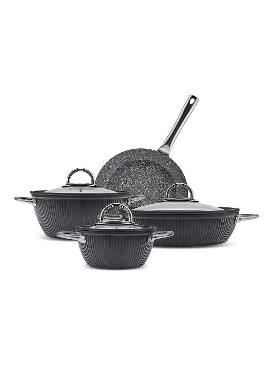 KARACA BIOGRANIT LEONA 7-PIECE COOKWARE SET