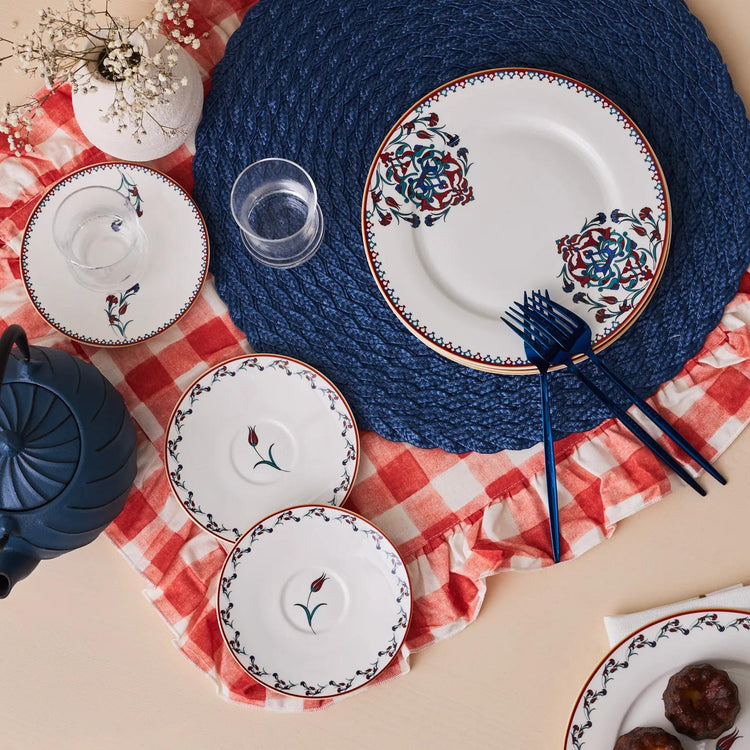 KARACA NAKKAŞ 24-PIECE 6-PERSON DINNER SET