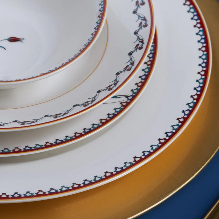 KARACA NAKKAŞ 24-PIECE 6-PERSON DINNER SET