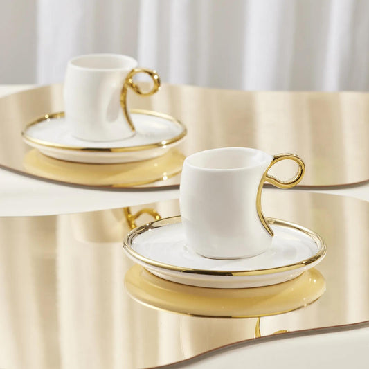 KARACA CURVE 2-PERSON ESPRESSO CUP SET