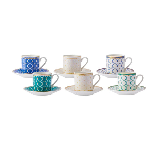 KARACA IREM 6-PERSON 80 ML COFFEE CUP SET