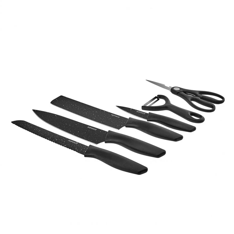 KARACA BLACK STONE 6-PIECE KNIFE SET