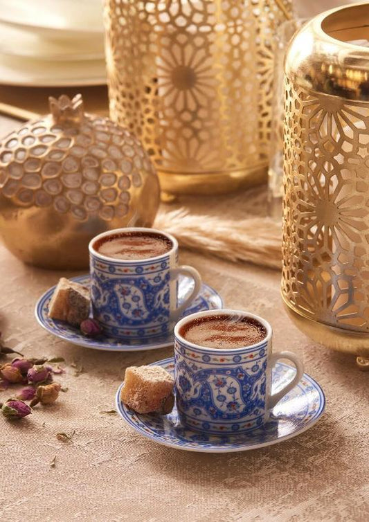 KARACA GULHANE 2-PERSON 80 ML COFFEE CUP SET