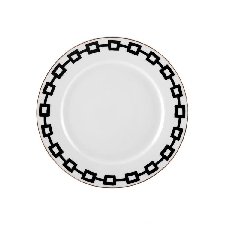 KARACA MONSTERA CHAIN DESSERT PLATE 19CM