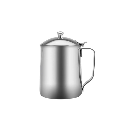 KARACA BARISTA STAINLESS STEEL MILK POT WITH LID 0.7 LITER