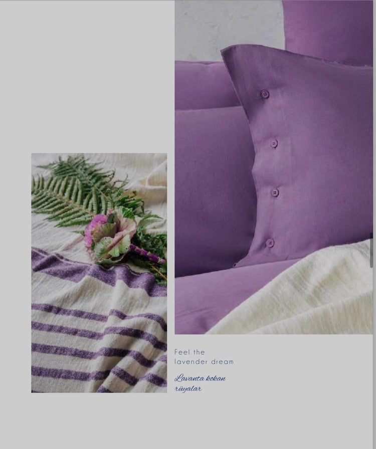 AP Double Duvet Cover Set - Essential Purple