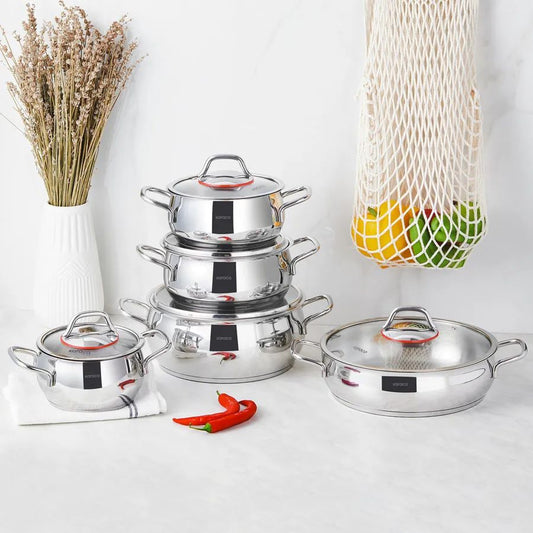 KARACA EMİRGAN 10-PIECE COOKWARE SET