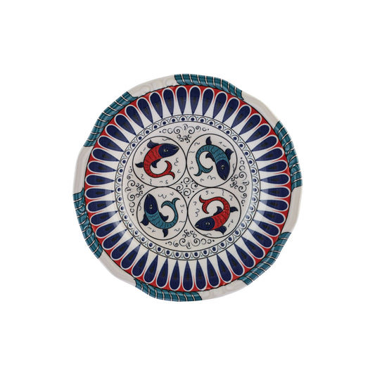 Karaca New Mai Selcuklu Series Fish Deep Plate 24 cm