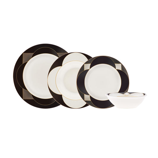 Karaca Lucero 24 Pieces 6 Person Dinnerware Set