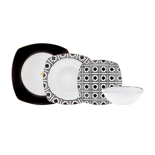 Karaca Monochrome 24 Pieces 6 Person Dinnerware Set