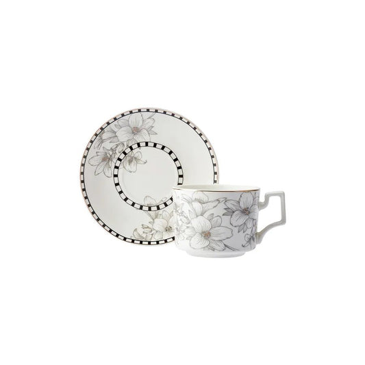 Karaca Cuha 2-Person Tea Cup Set, Multicolor