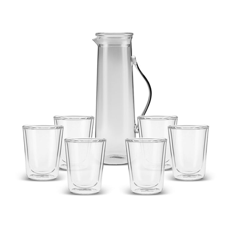 KARACA COLMAR 7-PIECE WATER SET, TRANSPARENT