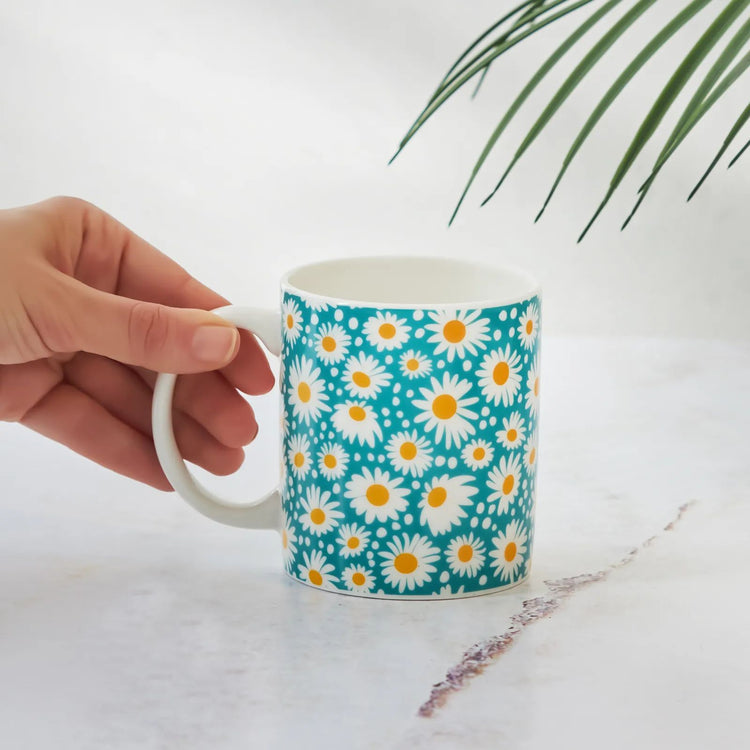 KARACA MAVI PAPATYA 360 ML MUG, BLUE