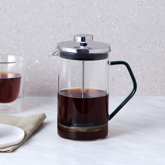 KARACA COFFEE BEAN FRENCH PRESS, 600 ML, CLEAR